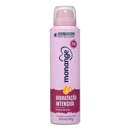 Desodorante Aerossol Antitranspirante Monange Feminino Hidratação Intensiva 150ml