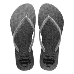 Sandália Havaianas Slim Gloss Preto Tamanho 37/38 1 Par