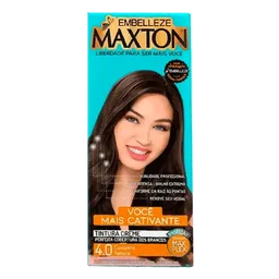 Tinta de Cabelo Embelleze Maxton Creme 4.0 Castanho Natural