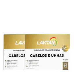 Lavitan Mais Hair Cabelos e Unhas 60 Cápsulas