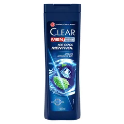 Shampoo Anticaspa Clear Men Ice Cool Menthol 400ml