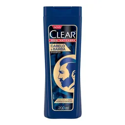 Shampoo Anticaspa Clear Man Cabelo e Barba 200ml