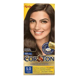 Tinta de Cabelo Niely Cor&Ton 5.0 Castanho Claro