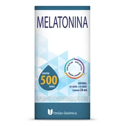 Melatonina Uniao Química Laranja 20ml Solução Oral Gotas