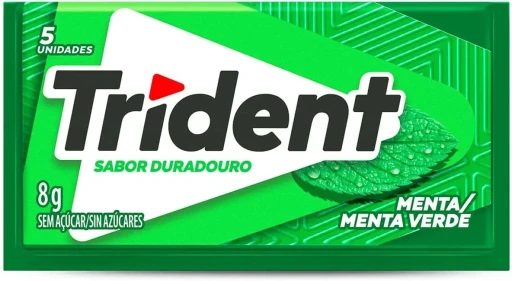 Trident Chiclete Menta 8g
